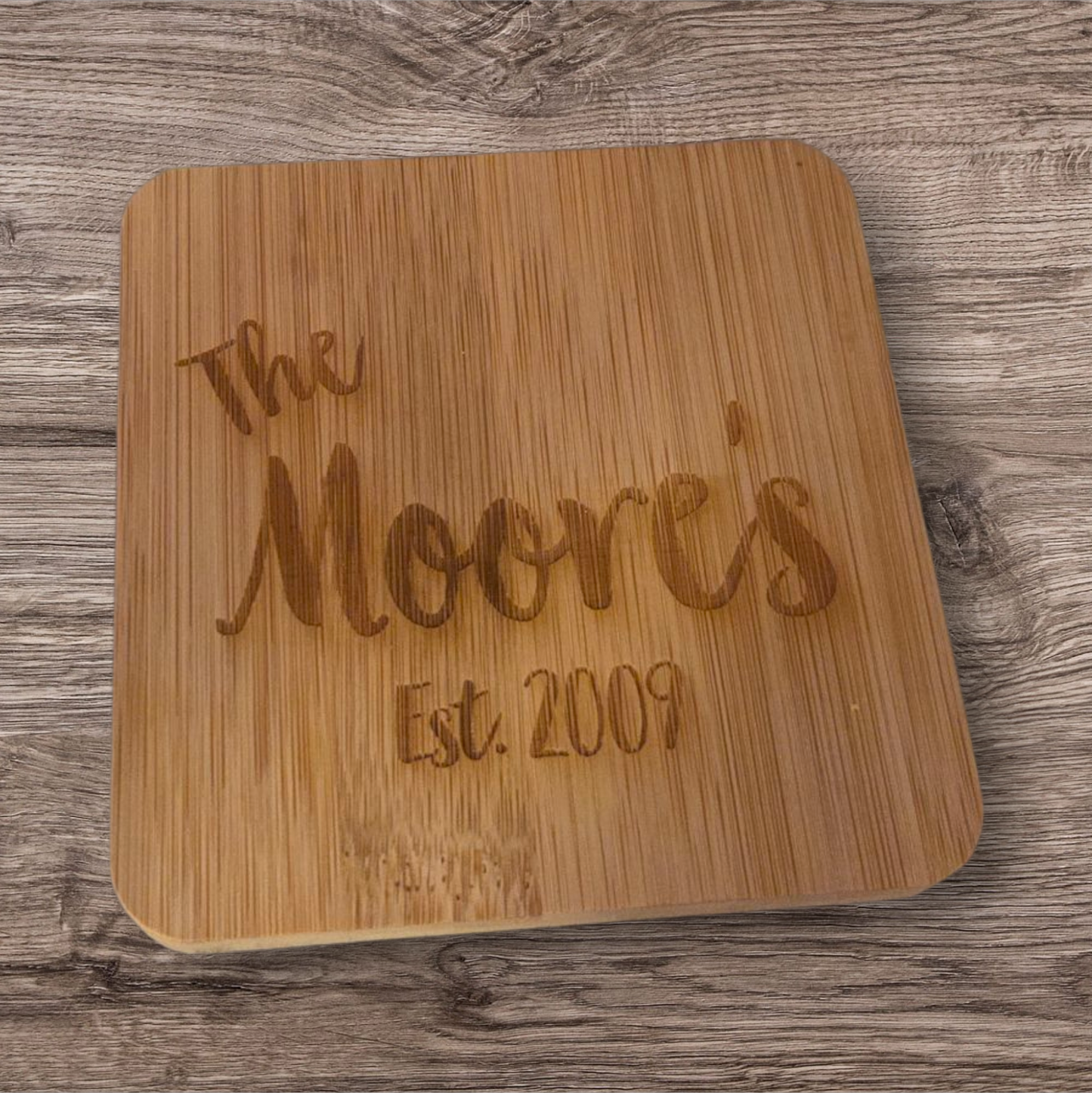 Custom Engraved Coasters (Set of 4)