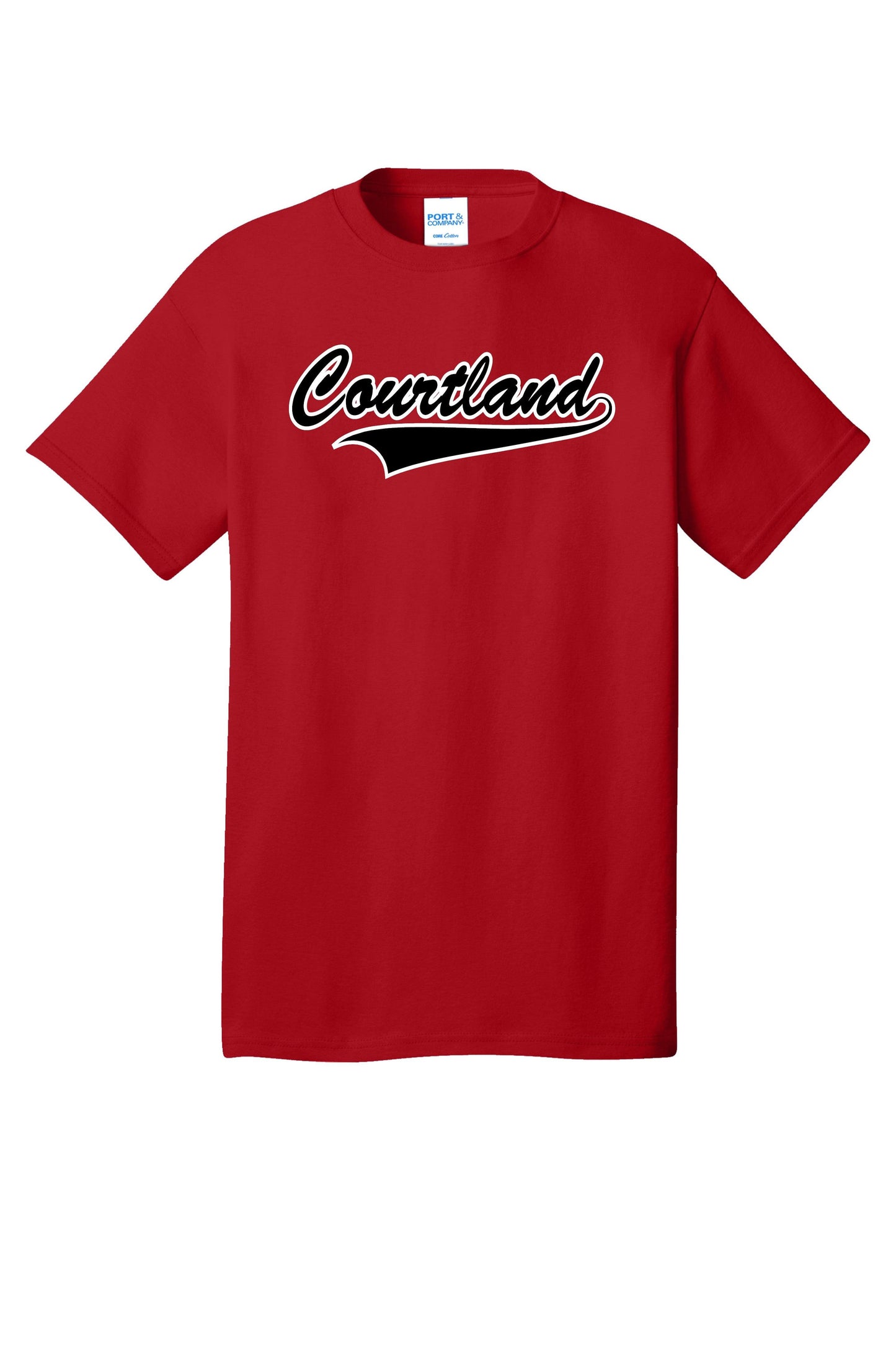 Courtland Baseball Short Sleeve Tee Shirt