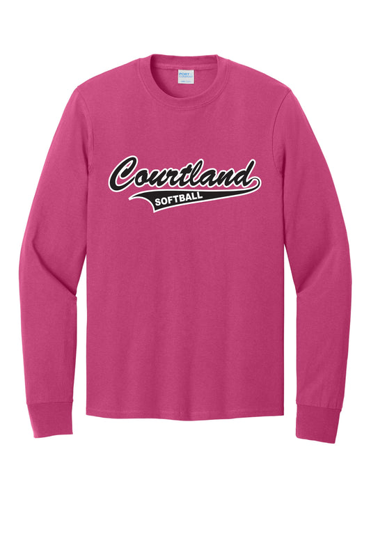 Courtland Softball Long Sleeve Tee Shirt
