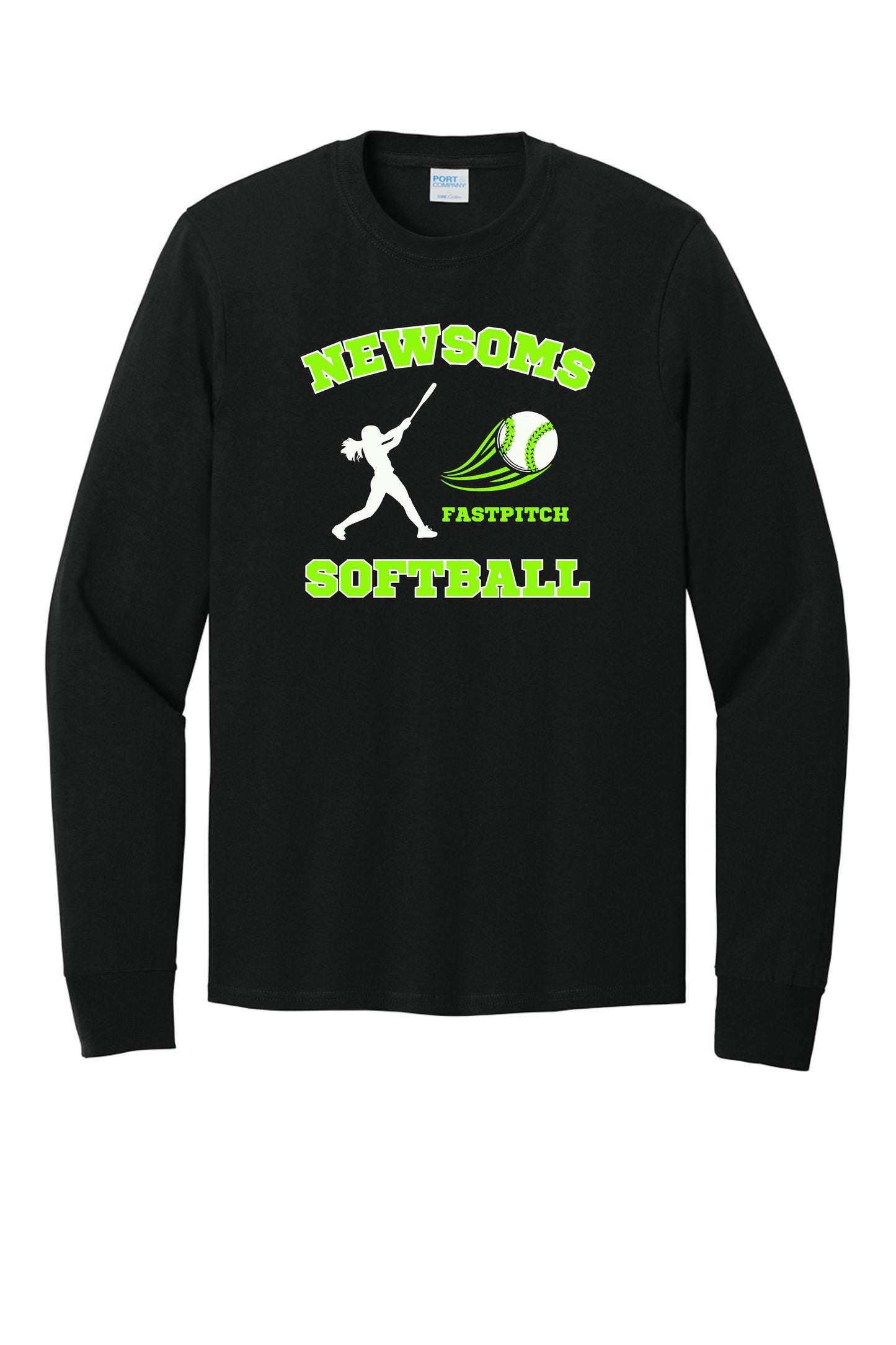 Newsoms Softball Long Sleeve Tee Shirt