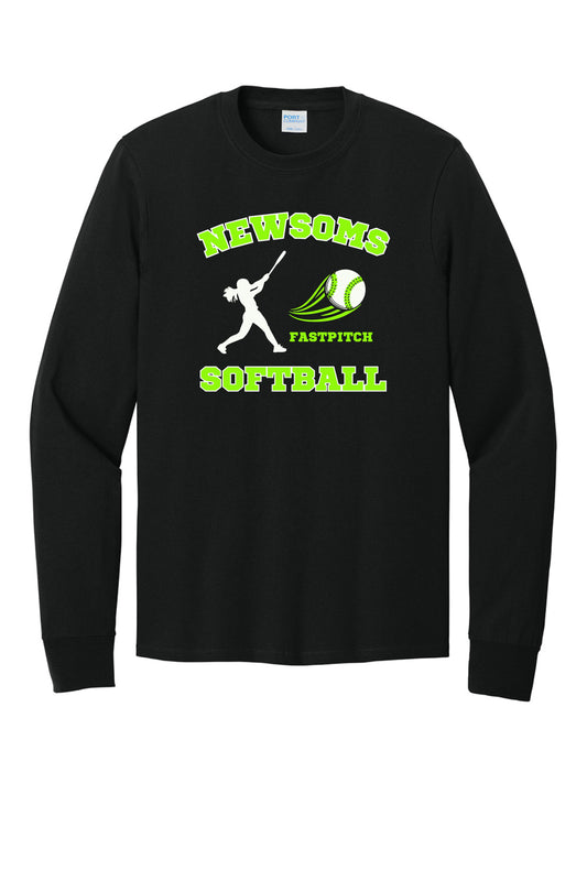 Newsoms Softball Long Sleeve Tee Shirt