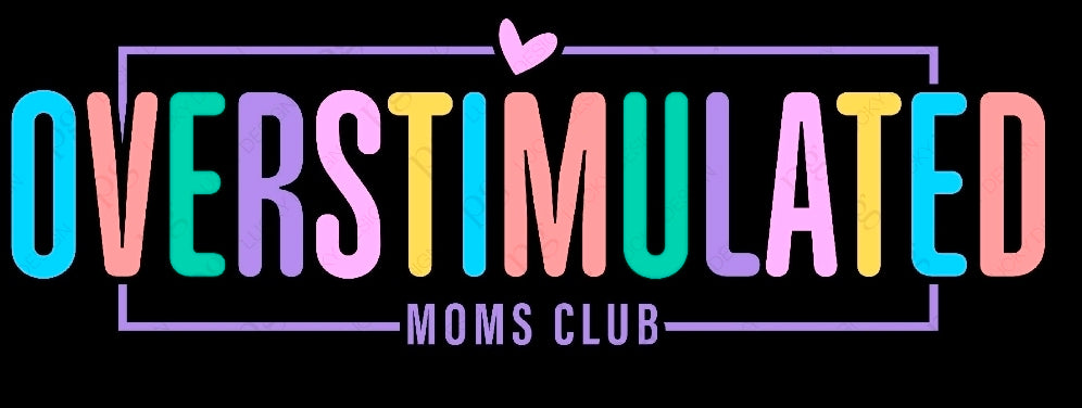 Overstimulated Moms Club Heart